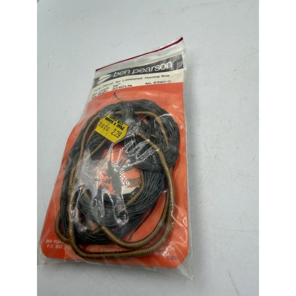 Vintage Hard to Find Ben Pearson Camo Archery Bow String Original Package NIB